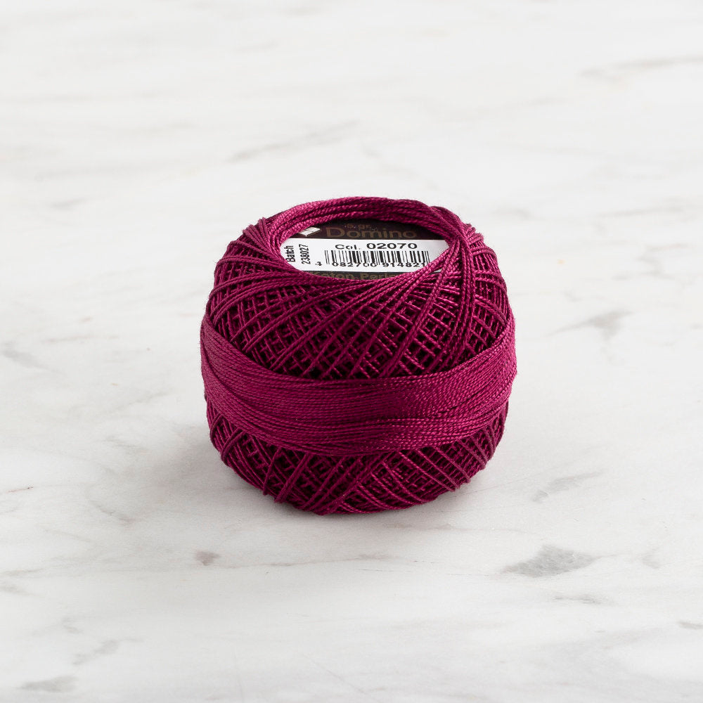 Domino Koton Perle 5gr Mürdüm No:12 Nakış İpliği - 4590012-2070